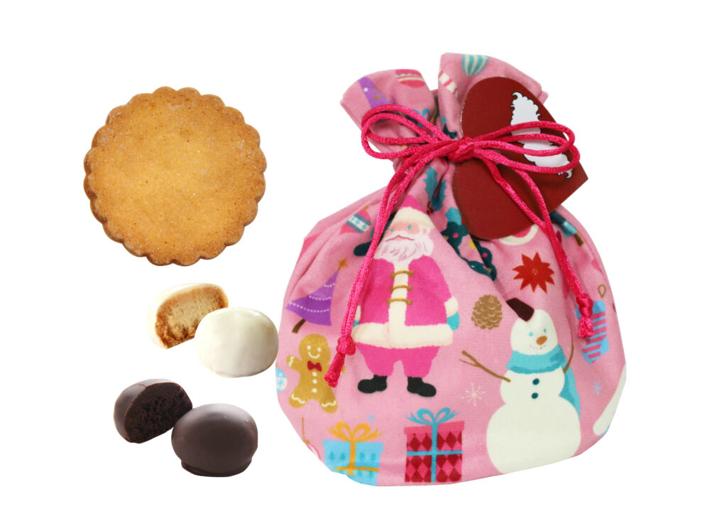 ＜完売いたしました＞クリスマスポーチ −ピンク−